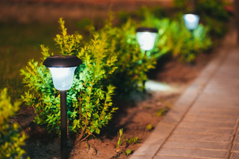 Courtyard Light Installation in Olathe, KS
