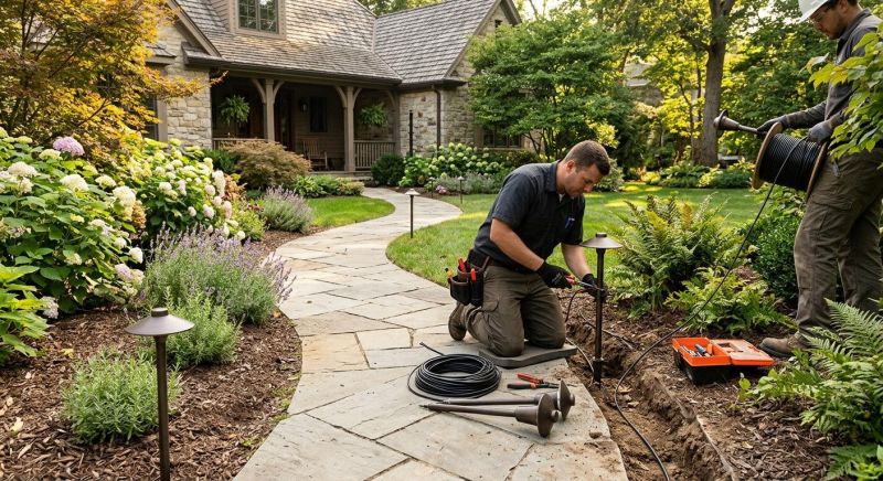 Pond Lighting Installation in Denver County, CO